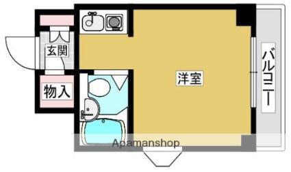 エステマール大阪城(ワンルーム/4階)の間取り写真