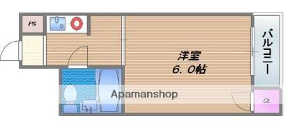 ネクスプロス弐番館(1K/5階)の間取り写真