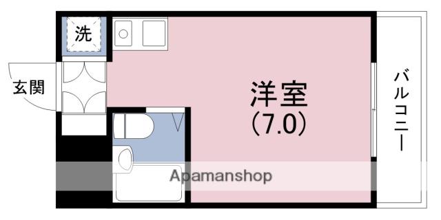 リエス天王寺東(ワンルーム/3階)の間取り写真