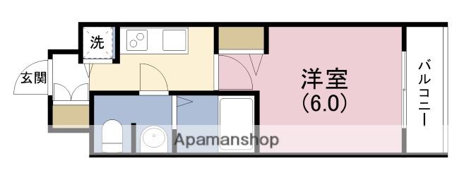 アクアプレイス天王寺Ⅱ(1K/11階)の間取り写真