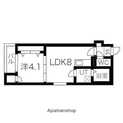 YS MAISON IVOLY(1LDK/3階)の間取り写真
