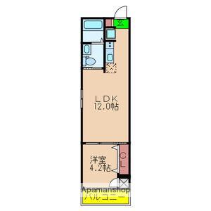 FMAISON LORE 6番館(1LDK/2階)の間取り写真
