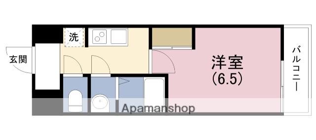 ブランシエスタ森ノ宮(1K/7階)の間取り写真