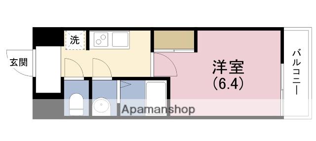 ブランシエスタ森ノ宮(1K/7階)の間取り写真