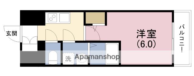 エスリード ザ・イーストレジデンス大阪城(1K/11階)の間取り写真