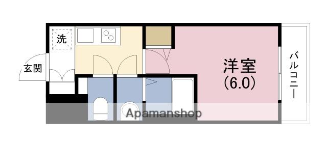 エステムコート心斎橋CENTRAL(1K/10階)の間取り写真