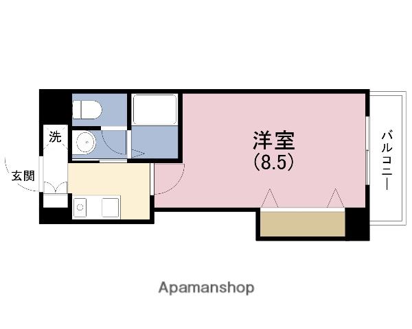MPLAZA今里(1K/3階)の間取り写真