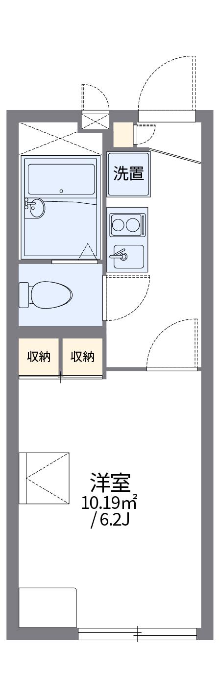 レオパレス小路KBT(1K/2階)の間取り写真