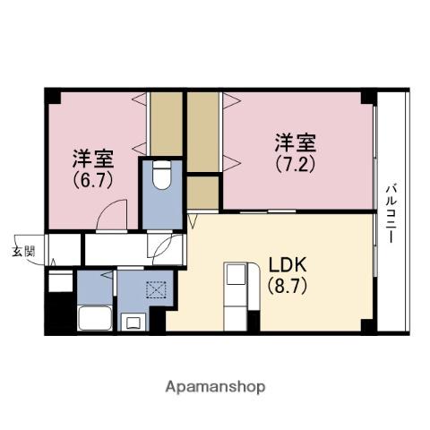 PMA塚本壱番館(2LDK/4階)の間取り写真