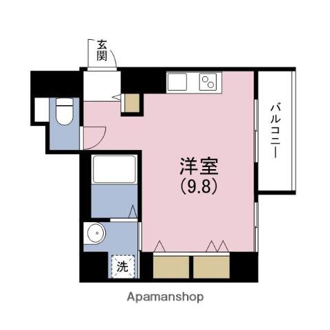 WILLDO海老江(ワンルーム/2階)の間取り写真