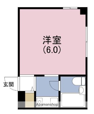 レジデンス福島(ワンルーム/3階)の間取り写真