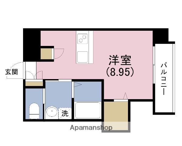 ラナチュール大野(ワンルーム/1階)の間取り写真