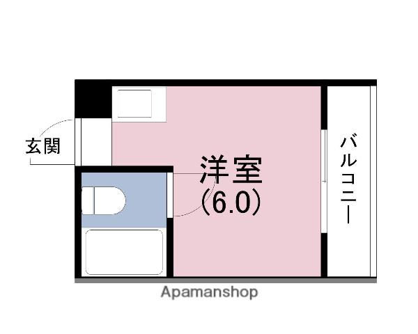 ESTYLIFE姫島公園(ワンルーム/2階)の間取り写真