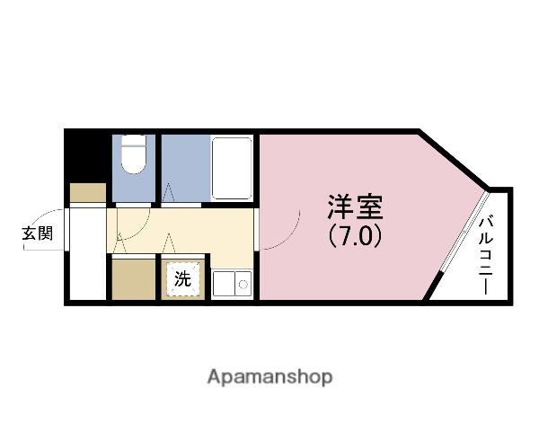 リーガル塚本Ⅶ(1K/5階)の間取り写真