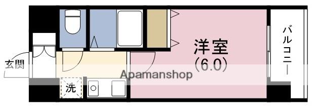 ラナップスクエア野田(1K/7階)の間取り写真