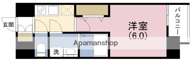 エスリード大阪シティグランツ(1K/7階)の間取り写真