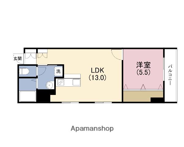 サンウィズOSAKA(1LDK/4階)の間取り写真