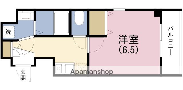 プライムコート玉川(1K/4階)の間取り写真