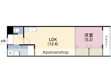 フジパレス塚本(1LDK/1階)の間取り写真