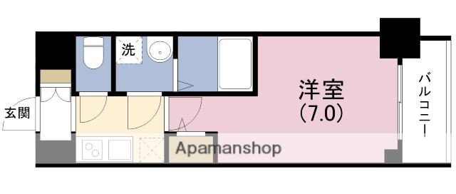 サムティ姫島FELICETO(1K/3階)の間取り写真