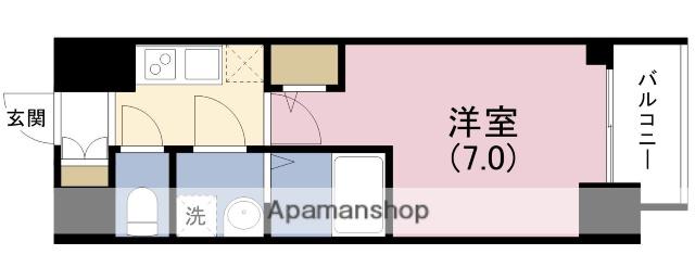 サムティ姫島FELICETO(1K/8階)の間取り写真