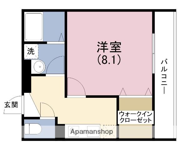 KTIレジデンス福町B(1K/3階)の間取り写真
