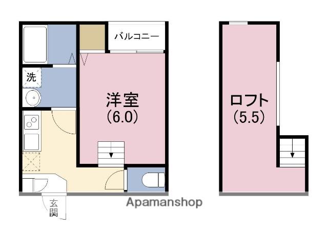 IMPERIAL RESIDENCE塚本(1K/2階)の間取り写真
