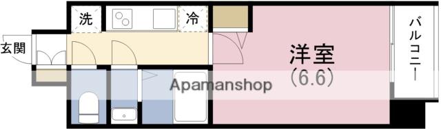 アドバンス大阪ヴェンティ(1K/14階)の間取り写真