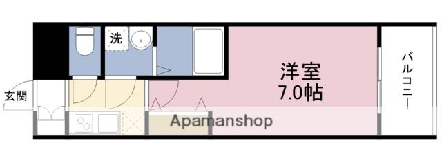 レジュールアッシュ塚本レジデンス(1K/7階)の間取り写真
