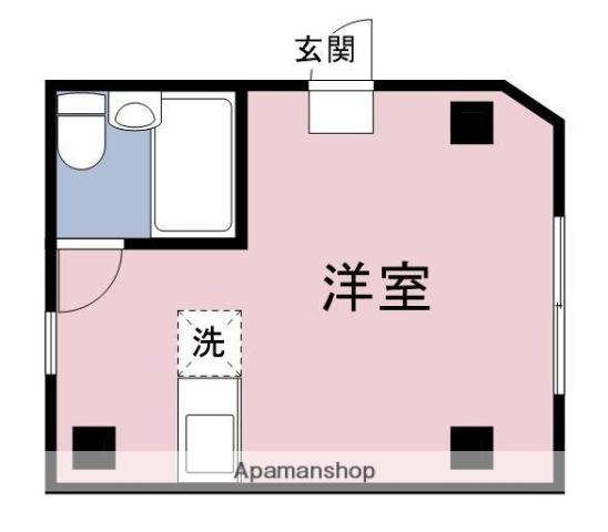 伝法MYマンション(ワンルーム/1階)の間取り写真