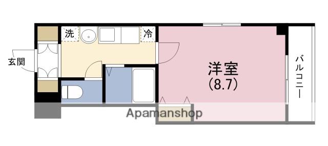ルミエール海老江2(1K/9階)の間取り写真
