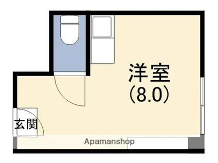 メガロコープ福島(ワンルーム/9階)の間取り写真