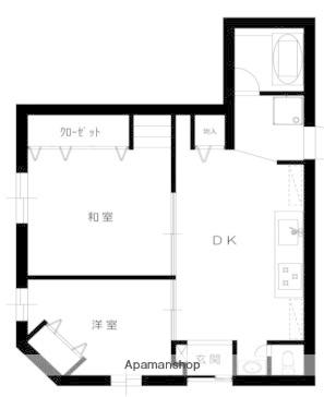藤山マンション(2DK/1階)の間取り写真