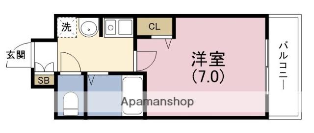 エスリード新梅田(1K/5階)の間取り写真