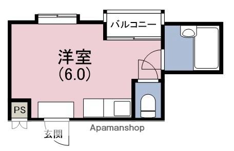 コンシャンス西梅田(ワンルーム/5階)の間取り写真