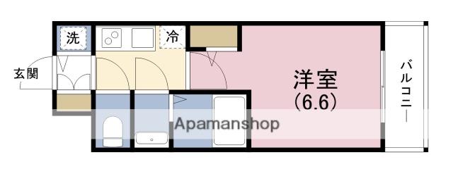 エスリードレジデンス大阪福島イースト(1K/7階)の間取り写真