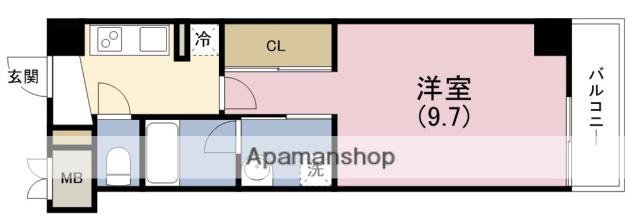 グランツコート御幣島(1K/4階)の間取り写真