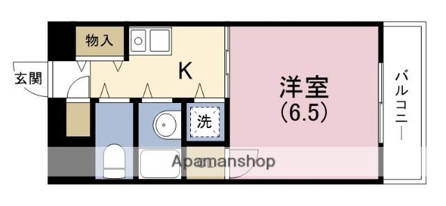エトワール北梅田(1K/4階)の間取り写真