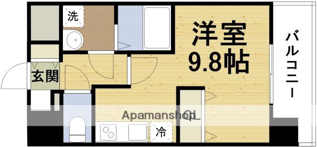 BPRレジデンス西梅田(ワンルーム/5階)の間取り写真