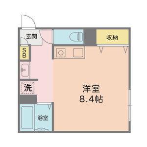 ポモドーロ(ワンルーム/3階)の間取り写真