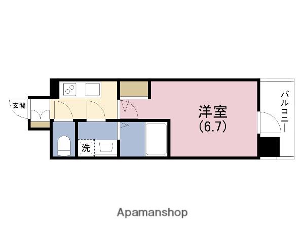 CRESTTAPP野田(1K/10階)の間取り写真