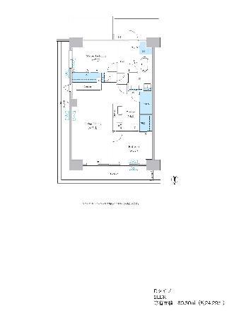 グランセジュール大国町(2LDK/8階)の間取り写真