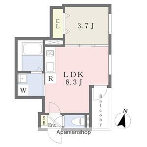 LAMINE千船(1LDK/2階)の間取り写真