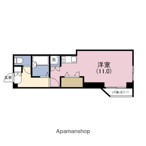 マルマン大阪マンション(ワンルーム/2階)の間取り写真