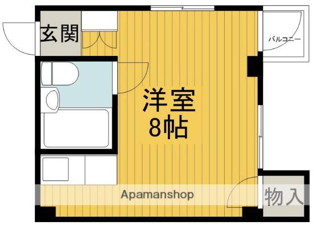 JPアパートメント豊中Ⅲ(ワンルーム/3階)の間取り写真
