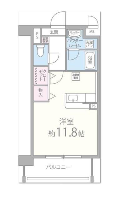 サクシード胤(ワンルーム/3階)の間取り写真