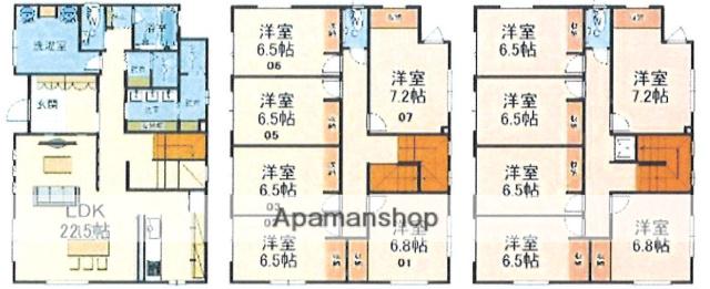 LE COEUR DEUX(ワンルーム/2階)の間取り写真