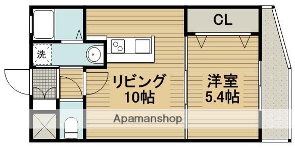 メゾンルミエール(1LDK/3階)の間取り写真