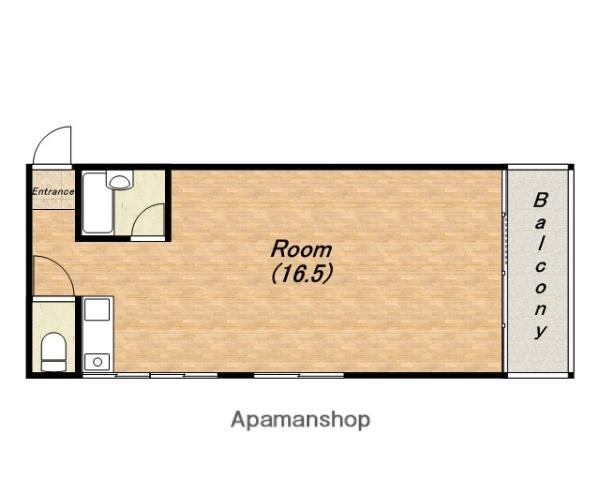 杉野ビル本館(ワンルーム/4階)の間取り写真