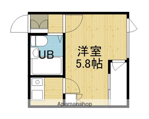 JPアパートメント新深江(1K/3階)の間取り写真